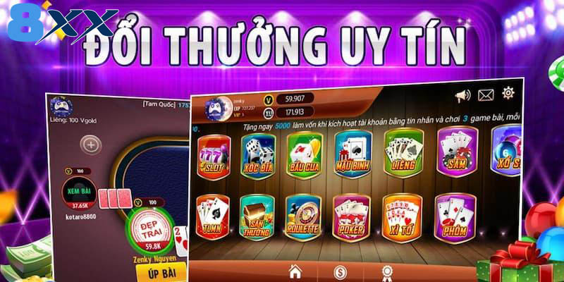 Giới thiệu vài nét hay về sảnh game bài 8XX
