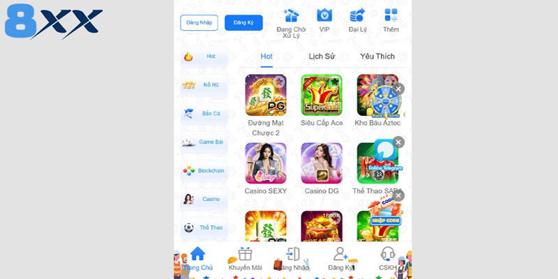Các sản phẩm game cá cược nổi bật tại trang web